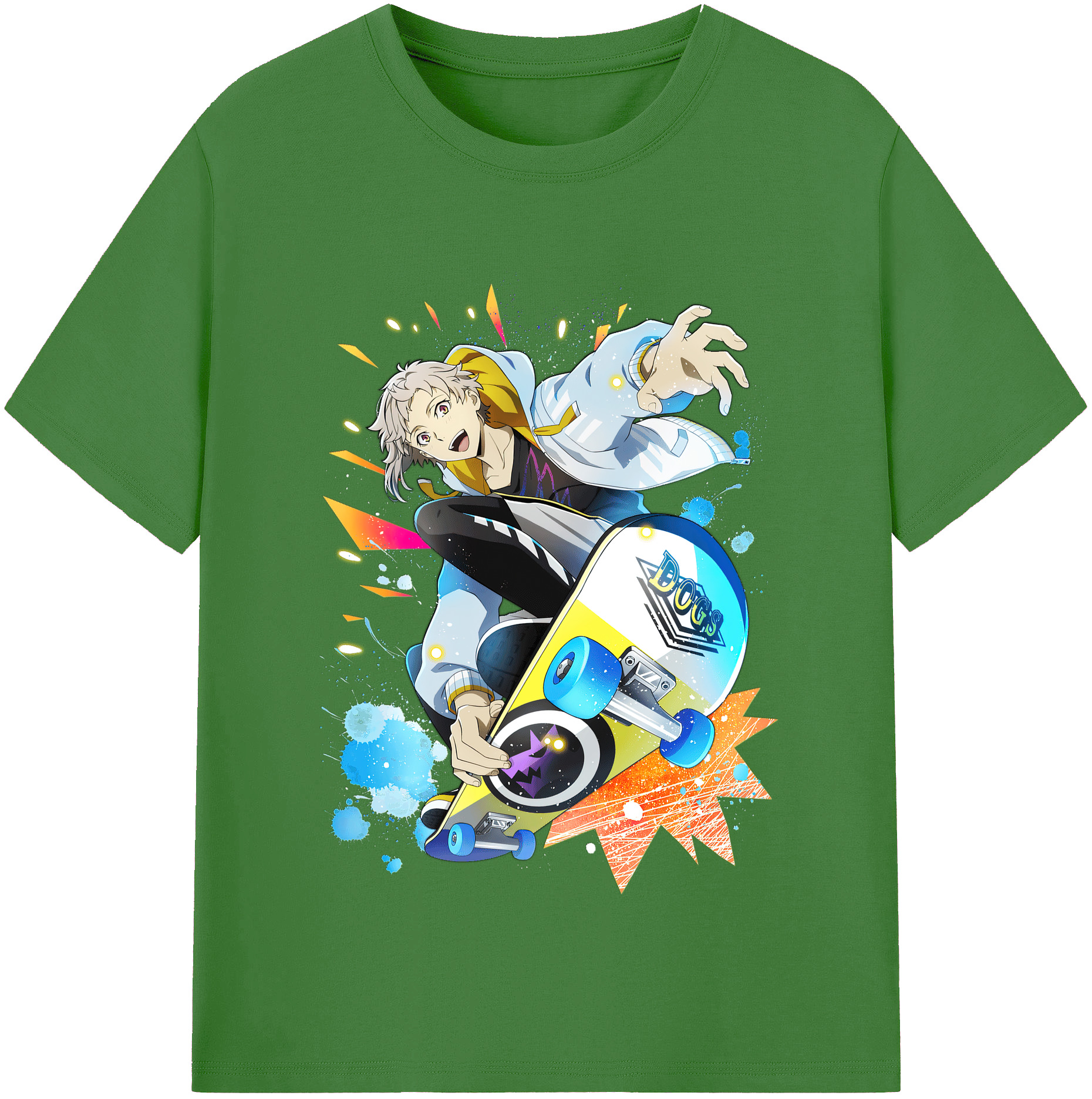 （画像用） 文豪ストレイドッグス Bungo Stray Dogs レディースカジュアルプリントTシャツ（綿100％）